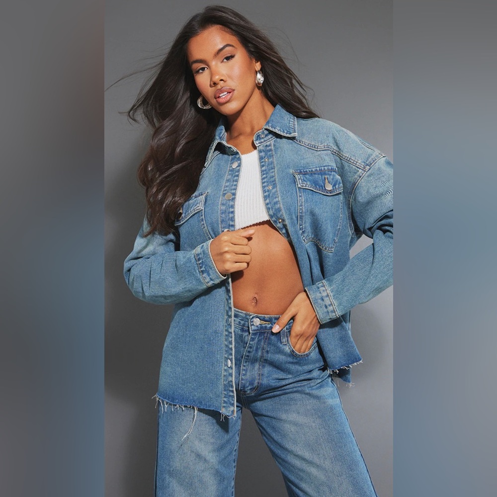 Denim Shirt Shacket